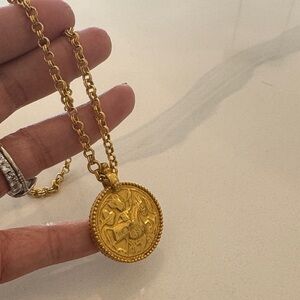 Julie vos Gold Pendant Necklace